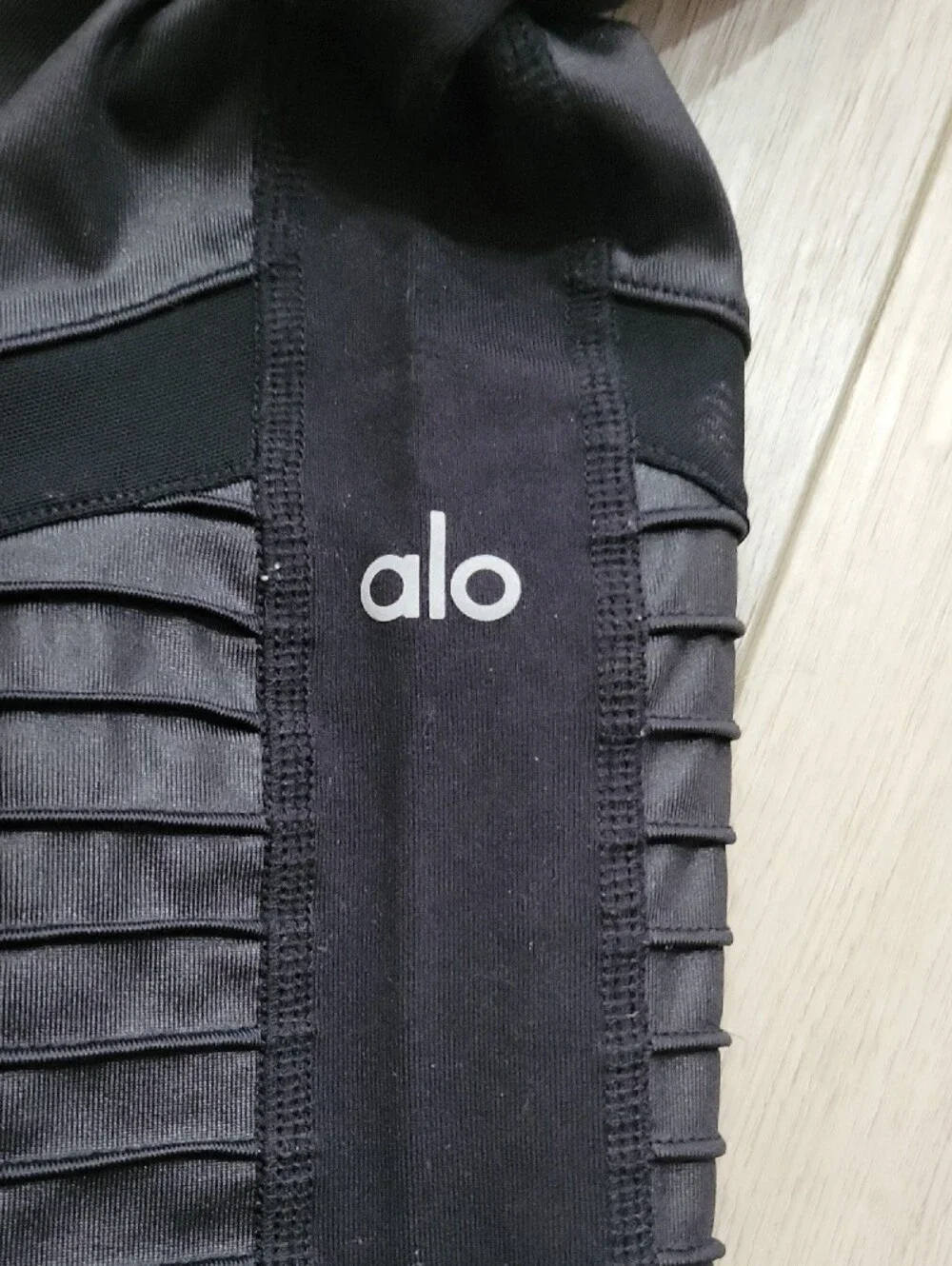 ALO Yoga Black High-Waist Paneled Leggings